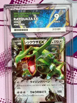 Pokemon TCG - Rayquaza EX 061/078 - 1st Edition - Emerald Break - Graded - ACE 9 - Image 2