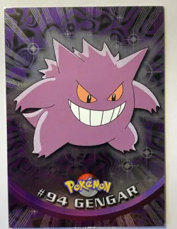 GENGAR #94 Pokemon TCG 2000 Topps TV Animation Edition Foil/holo - Image 1