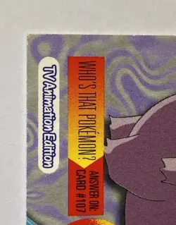 GENGAR #94 Pokemon TCG 2000 Topps TV Animation Edition Foil/holo - Image 5