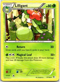 Lilligant 17/149 Rare Boundaries Crossed Pokemon Near Mint - Image 1