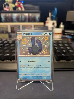 Pokemon Wugtrio 122/091 Holo Rare SV: Paldean Fates NM - Image 1