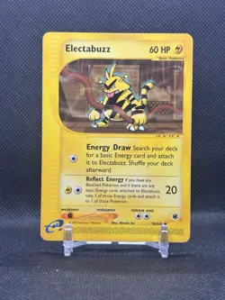 Electabuzz 076/165 Pokemon Expedition Base Set E-Reader E-Series Vintage - Image 1
