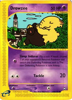 Pokemon TCG Drowzee 74a/147 Aquapolis E-Series Regular MP - Image 1