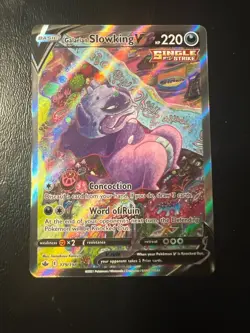 Galarian Slowking V 179/198 Chilling Reign Alt Art Ultra Rare Pokemon Card - NM - Image 1