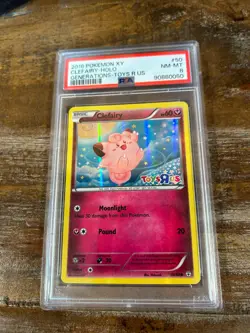POKEMON 2016 XY Generations Toys R Us Promo CLEFAIRY Holo #50 PSA 8 RARE - Image 1