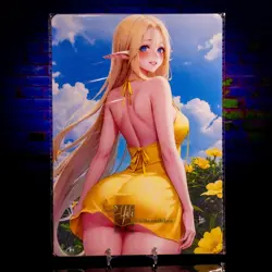 Princess Zelda Waifu A5 Card Oversized Board ACG Premium Double-sided Nintendo - Image 1