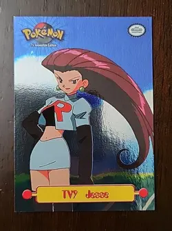 LP! Jesse TV9 Holo Topps Pokemon Series 1 Character Card - Image 1