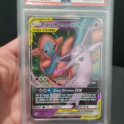 Pokemon TCG Espeon & Deoxys GX 72/236 Unifed Minds PSA 10 - Image 4