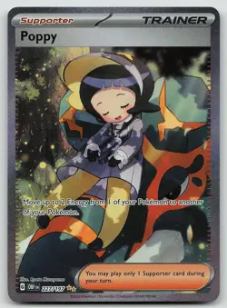 Pokemon Poppy 227/197 Obsidian Flames Special Illustration Rare Holo NM - Image 1
