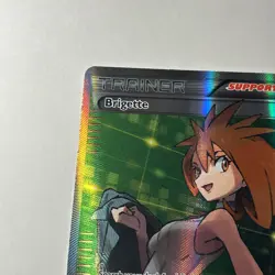 Pokemon TCG Rare Brigette (Full Art) 161/162 Breakthrough Holo Trainer Card - Image 3