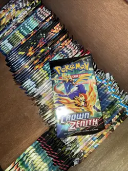Pokemon TCG Sword and Shield Crown Zenith x1 Booster Pack Sealed - Image 1