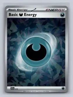 Basic Darkness Energy Cracked Ice Holo 015 Scarlet & Violet Pokemon Near Mint - Image 1