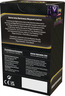 Pokemon TCG Mega Evolution Pitch Black Booster Bundle 6 Packs Sealed Pre-Order - Image 2