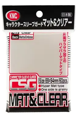 KMC Matte Character Sleeve Guard MTG Pokemon 69x94mm 60 pcs Japan - Image 1