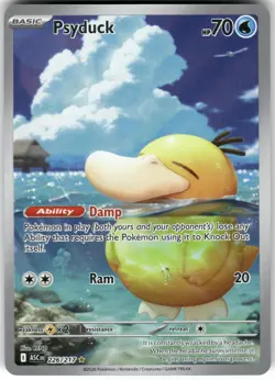 Psyduck 226/217 Illustration Rare Ascended Heroes Pokemon Holo Near Mint - Image 1
