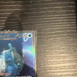 Pokemon TCG Blastoise ex 200/165 SV 151 Special Illustration Rare Full Art Holo - Image 3