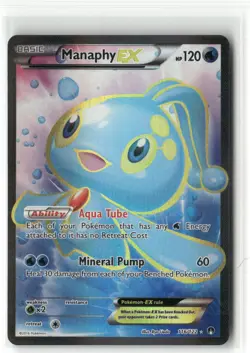 Pokemon Manaphy EX (Full Art) Ultra Rare XY - BREAKpoint 116/122 - Image 1
