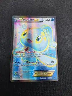 Pokemon Manaphy EX Full Art Ultra Rare Holo 116/122 BREAKpoint 2016 English - Image 2