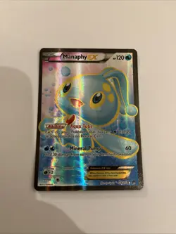 Pokemon TCG Manaphy-EX Breakpoint 116/122 Holo Full Art Ultra Rare - Image 1