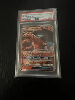 Pokemon TCG Charizard GX Holo Promo SM195 Detective Pikachu - Image 1