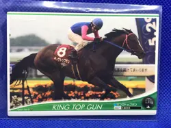 KING TOP GUN Horse Racing card OWNERS HOUSE Japanese BANDAI 2012 F/S - Image 1
