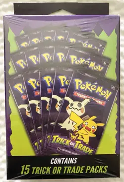 120 Pack Lot ~ 8x 2025 Pokemon Trick or Trade Booster Box’s With 15 Packs Each - Image 2