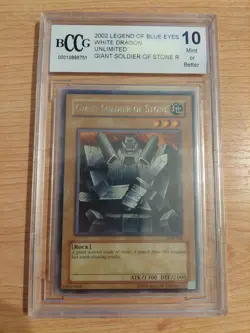 Giant Soldier of Stone - LOB-068 - BCCG 10 Graded - Rare - Image 1