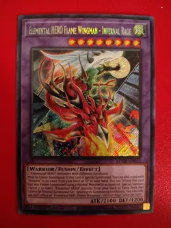 Yu-Gi-Oh! Elemental HERO Flame Wingman - Infernal Rage BLMR-EN012 - Image 1
