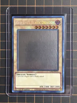 Red-Eyes Black Dragon Ghost Rare 1st Ed. Ghosts From The Past 2 Yu-Gi-Oh! TCG - Image 1