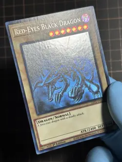 Red-Eyes Black Dragon Ghost Rare 1st Ed. Ghosts From The Past 2 Yu-Gi-Oh! TCG - Image 5