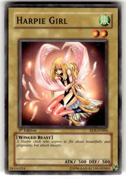 Harpie Girl RDS-EN004 Rise of Destiny Yu-Gi-Oh 1st Edition LP - Image 1