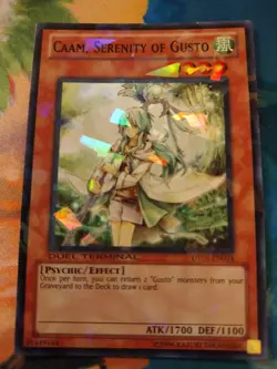 Yu-Gi-Oh! Caam, Serenity of Gusto DT05-EN074 Duel Terminal Super Rare Near Mint - Image 3
