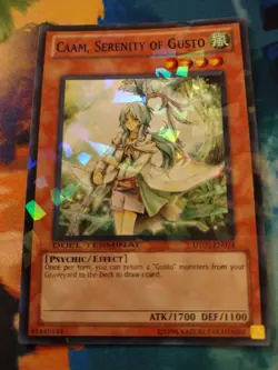 Yu-Gi-Oh! Caam, Serenity of Gusto DT05-EN074 Duel Terminal Super Rare Near Mint - Image 5