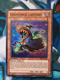 Yu-Gi-Oh! Ghostrick Lantern SHSP-EN016 Super Rare 1st Edition Near Mint - Image 5