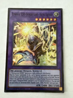 Yugioh - Elemental HERO Thunder Giant - Voltic Thunder - Super - 1st - MZMU-EN02 - Image 1