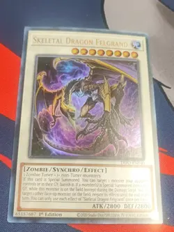 Yugioh - Skeletal Dragon Felgrand (Ultra Rare) (1st Edition) - DIFO-EN040 (P) - Image 1