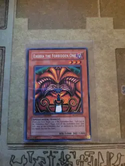 YUGIOH EXODIA THE FORBIDDEN ONE MC1-EN001 SECRET LIMITED ED NM/VLP - Image 1