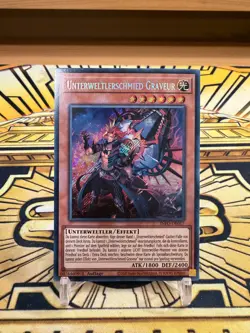 Yugioh Unterweltlerschmied Graveur Secret Rare INFO-DE017 - Image 1