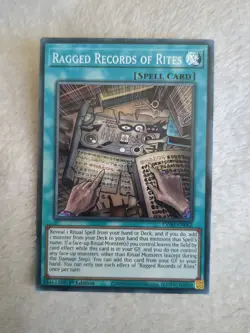 Ragged Record of Rights cori-en062 1st Edition Super Rare Yu-Gi-Oh! - Image 1