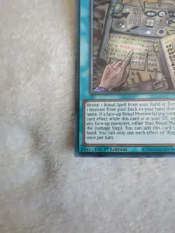 Ragged Record of Rights cori-en062 1st Edition Super Rare Yu-Gi-Oh! - Image 4