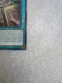 Ragged Record of Rights cori-en062 1st Edition Super Rare Yu-Gi-Oh! - Image 5