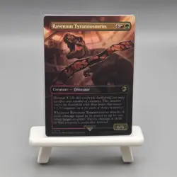 MTG Ravenous Tyrannosaurus - UB: JWC - 0018 Foil - NM - Image 1