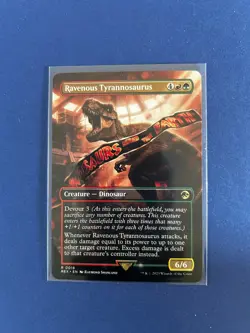 MTG | Ravenous Tyrannosaurus | Full Art | NON-FOIL | REX 0018 - Image 1
