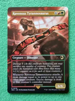 Ravenous Tyrannosaurus [Near Mint] - MTG: Jurassic Park Collection - Image 1