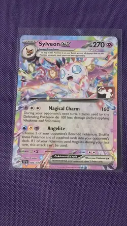 Sylveon EX 086/191 Prize Pack Series Cards Holo Stamped Pokemon Card - Image 1