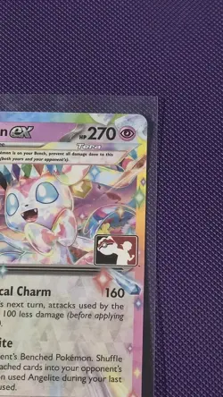 Sylveon EX 086/191 Prize Pack Series Cards Holo Stamped Pokemon Card - Image 4