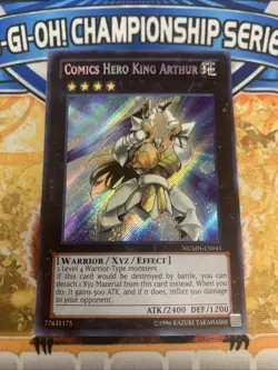 Yugioh Comics Hero King Arthur NUMH-EN041 NM - Image 1