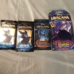 Disney Lorcana Packs The First Chapter & Ursula’s Return X2 Of Each - Image 1