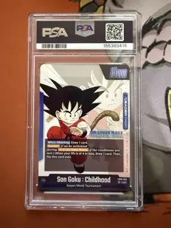 Dragon Ball Super Son Goku Alternate Art Gold Manga FB06-025 PSA 10 - Image 2