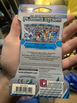 EMPTY Black & White Plasma Storm Pokemon Booster Blister Pack - Articuno Artwork - Image 5